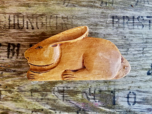 Wooden rabbit box