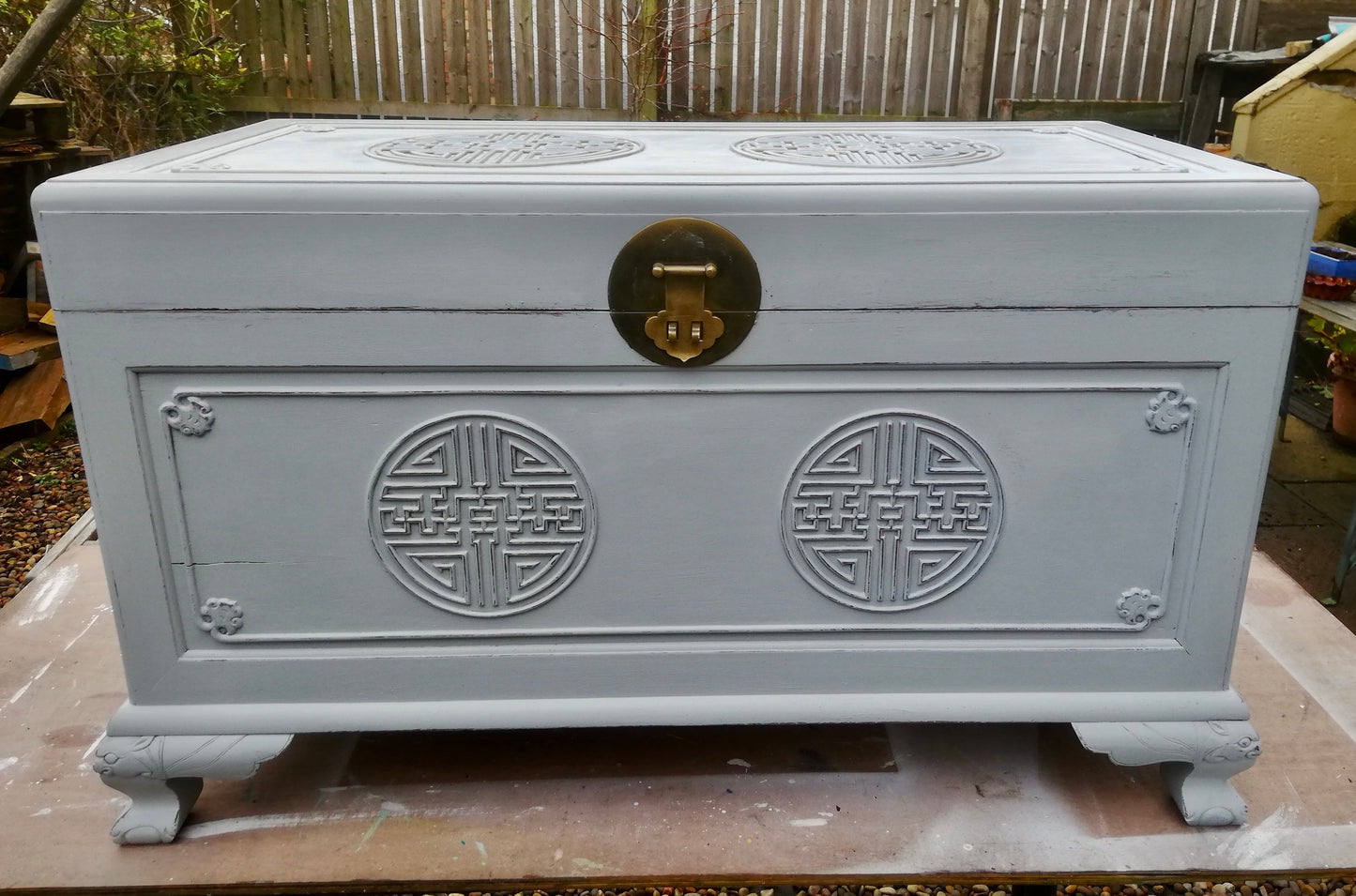 Comission for susan Painted chest in Earthborn Nellie