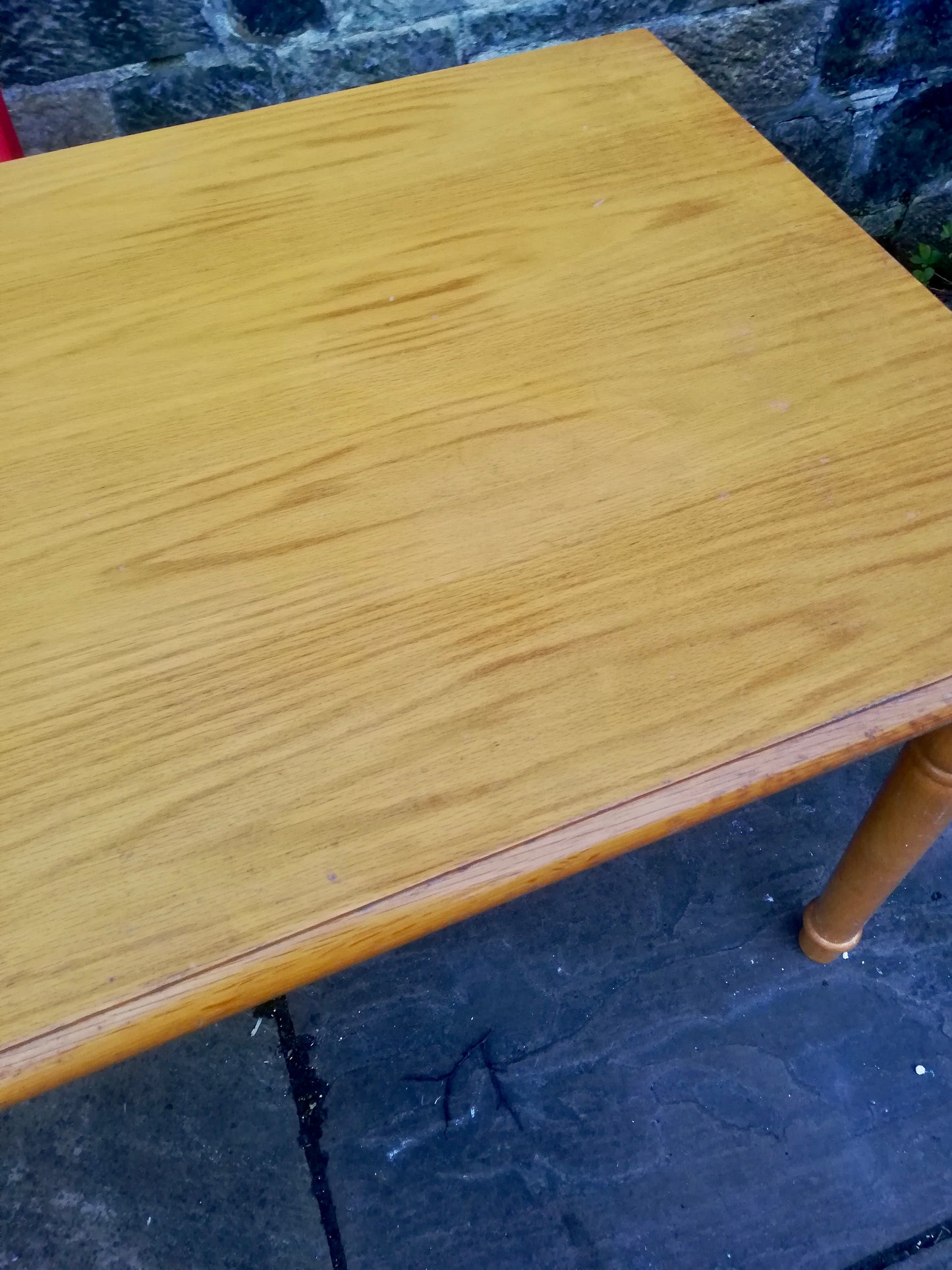Vintage beech wood dining table  - to have it painted please contact me to discuss what you would like.