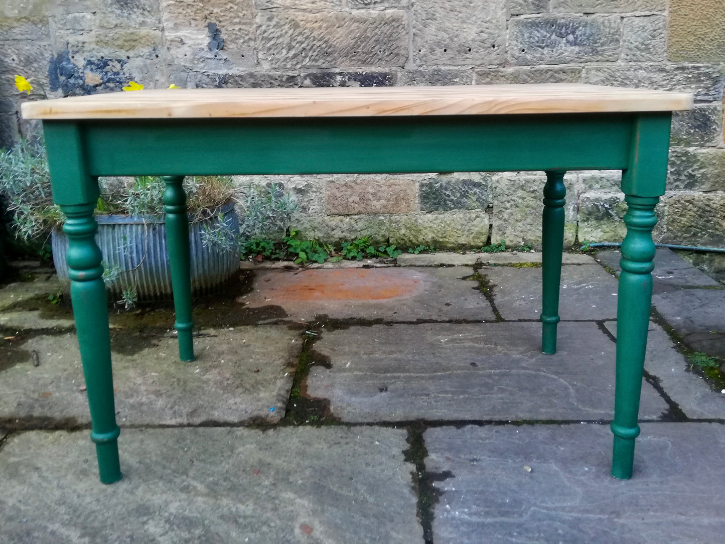 Commission for Jenny Vintage Pine Dining Table