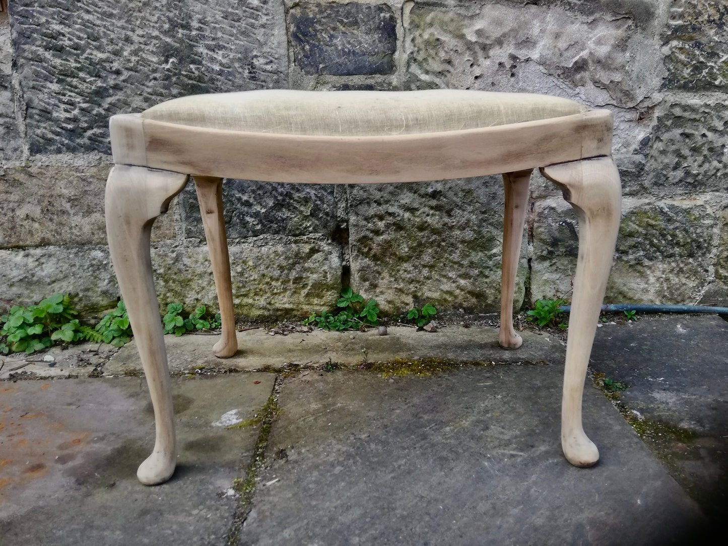 stripped piano stool