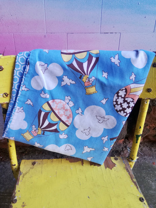 Vintage cotton children's pillow case