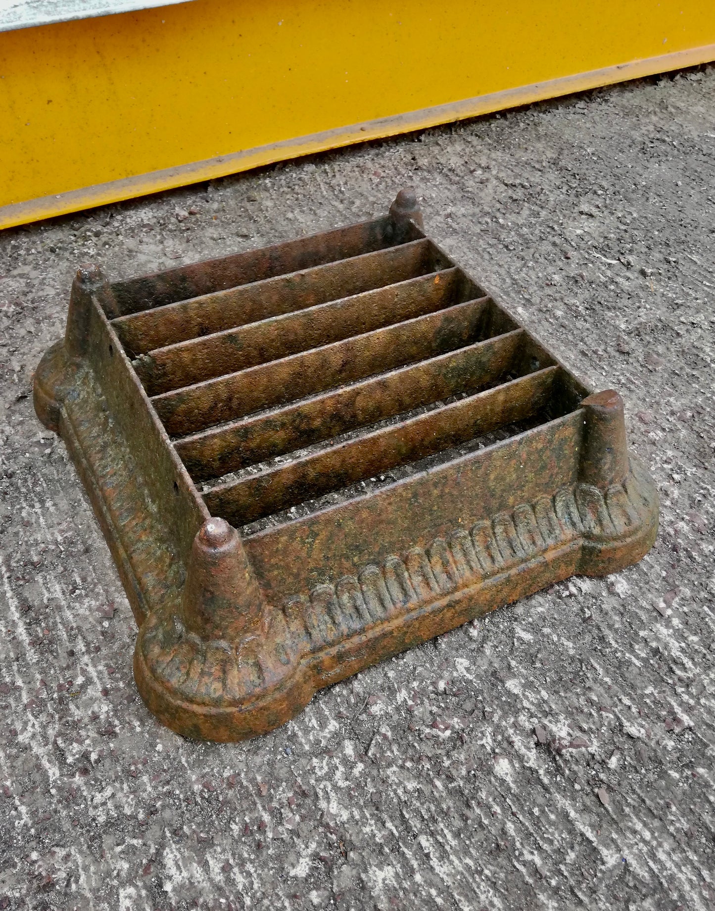 Antique victorian cast iron boot scraper