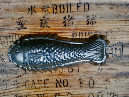 Fish Shaped Tin Cooking Mould