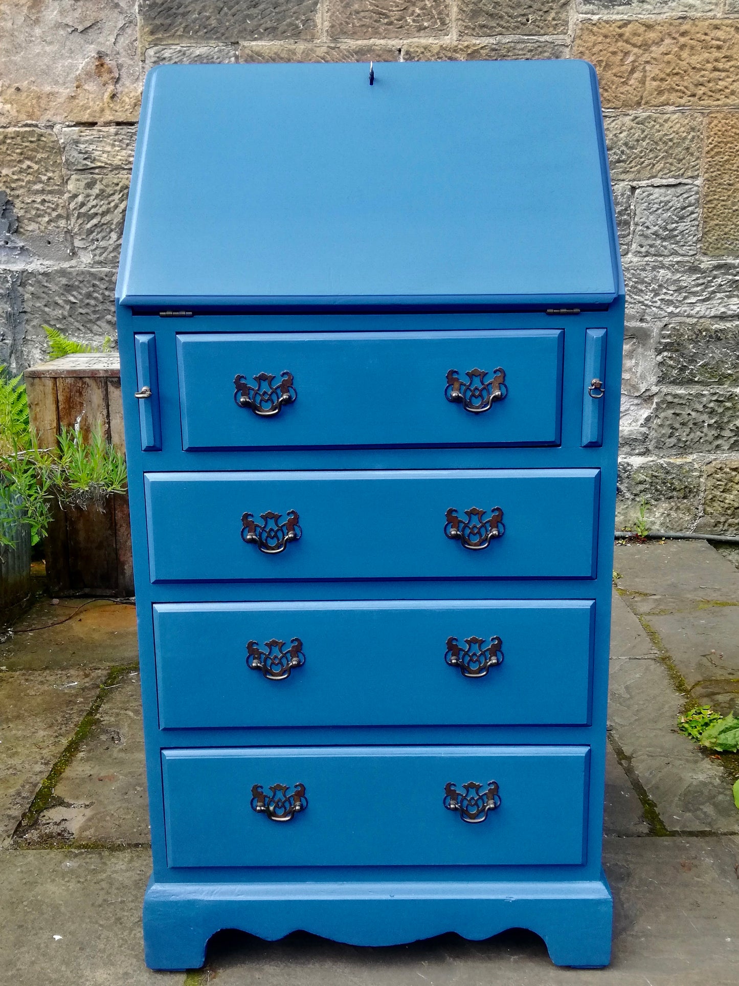 Commission for Nicola painted bureau and chest