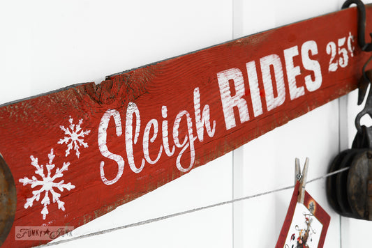 Make your own Christmas Vintage Sign Class