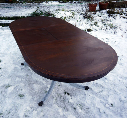 Custom listing for Atif refurbished vintage dining table by Emily Rose Vintage