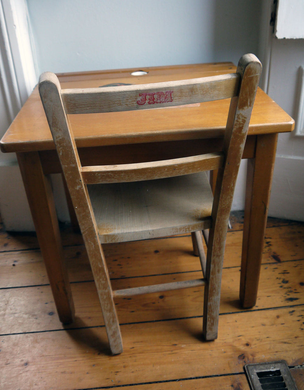 Custom Listing for Alanna personalised vintage children's school desk and chair