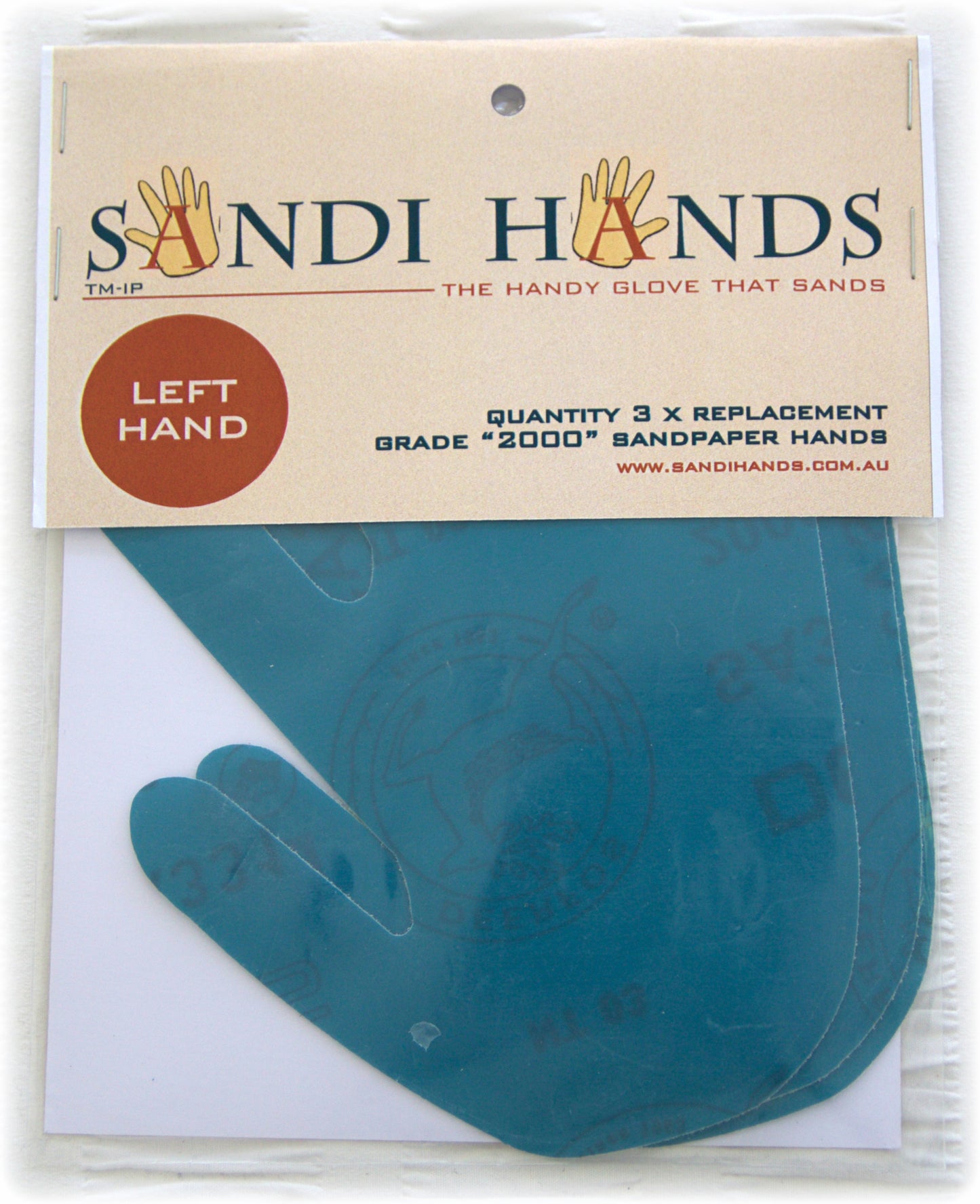 SANDI HANDS SANDPAPER REPLACEMENT GRITS left hand UK stockist Emily Rose Vintage