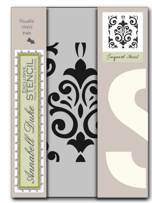 Annabell Duke Chalk Paint - Exclusive A4 Stencil, Finest Quality, 250 Mylar,