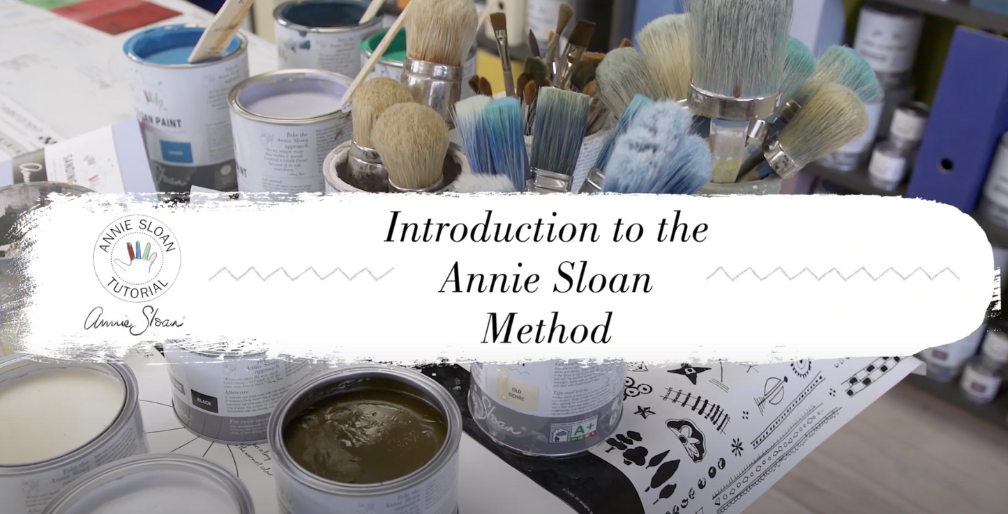 Annie Sloan Chalk Paint - Furniture painting class -  Introduction to the Annie Sloan Method