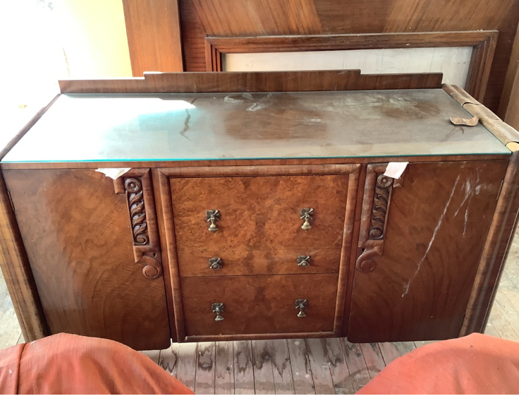 Vintage sideboard available for painting - price includes painting