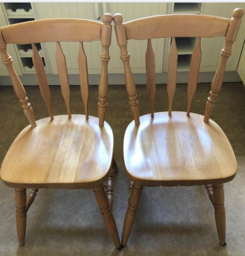 Commission for Claire - 6 mismatched vintage dining chairs