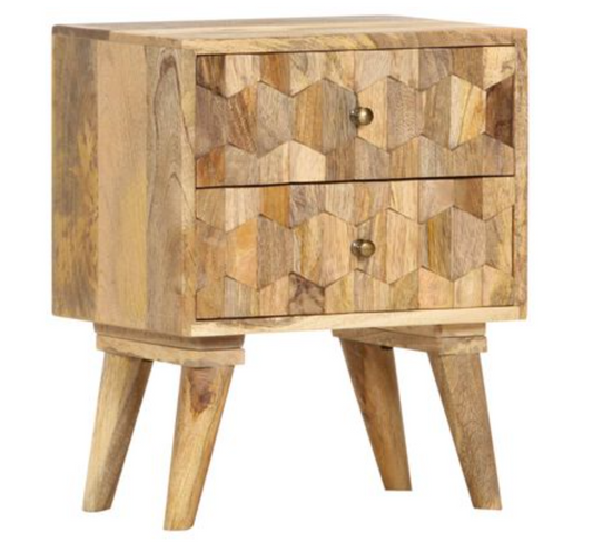 New Bedside Cabinet 40x30x50 cm Solid Wood - painted to order