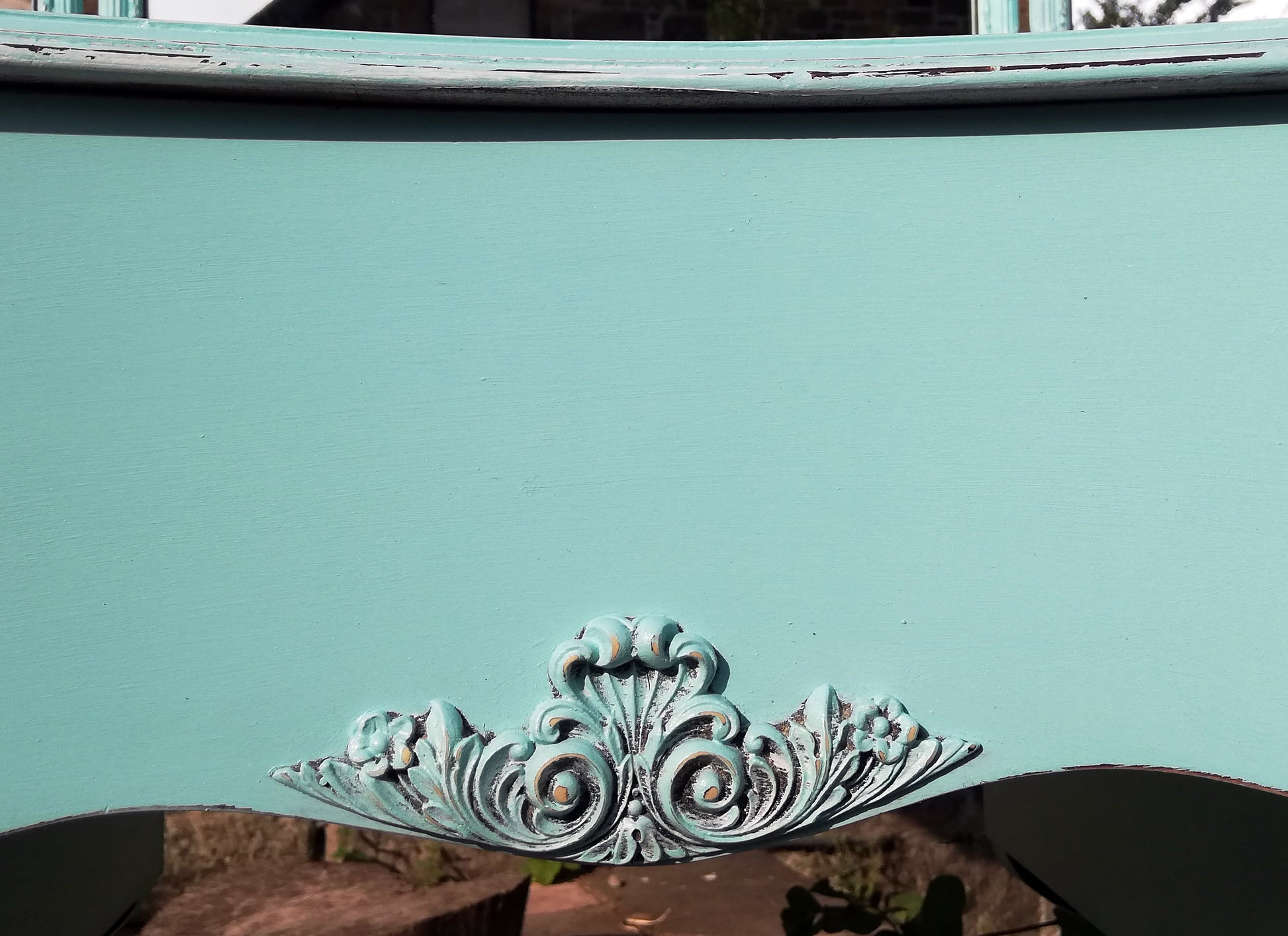 Vintage dressing table painted in Vintage With Grace chalk paint Surfer