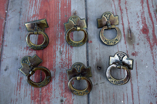 Vintage round cupboard droplet cabinet knobs handles drawer pulls