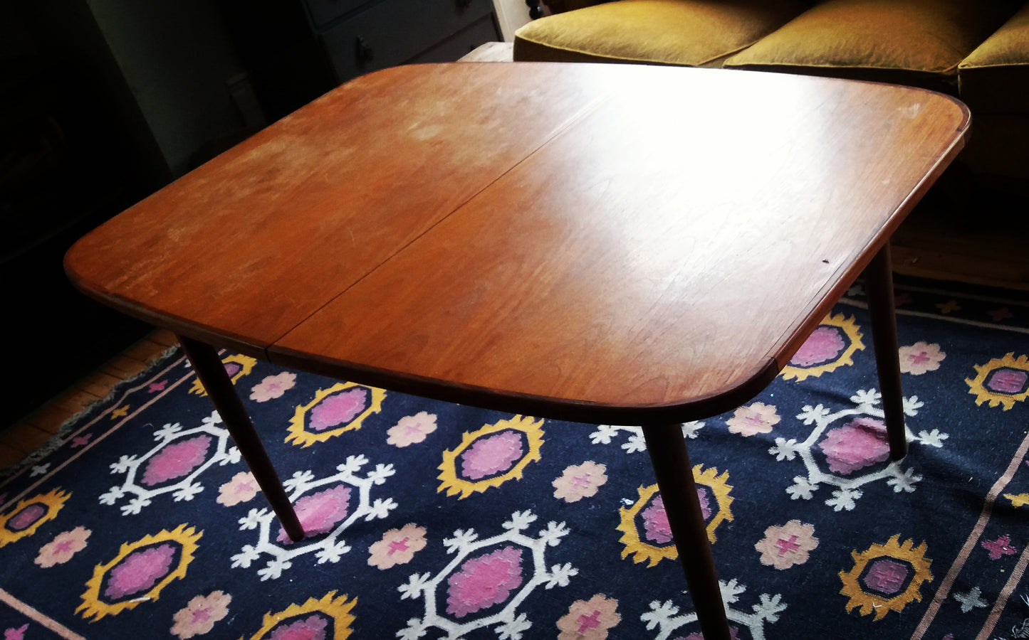 Vintage teak G-Plan extendable dining table