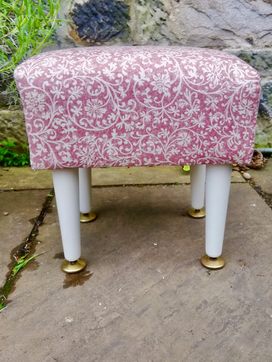 Reserved for Jed Vintage footstool