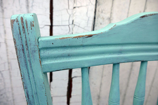 crackle Vintage cafe chairs handpainted in miss mustard seed milk paint by emily rose vintage 4