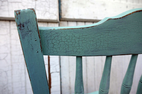 crackle Vintage cafe chairs handpainted in miss mustard seed milk paint by emily rose vintage 4