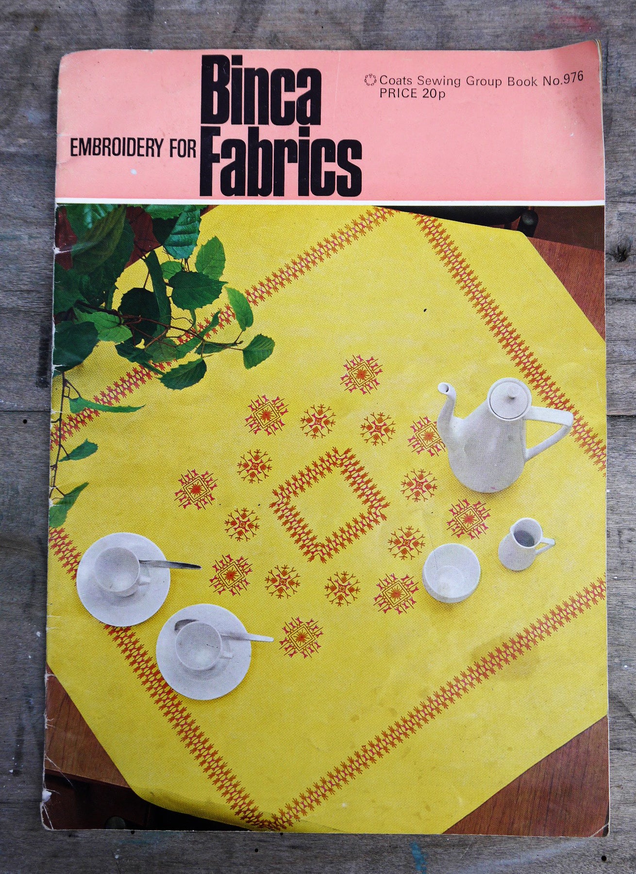 Vintage cross stitch pattern book