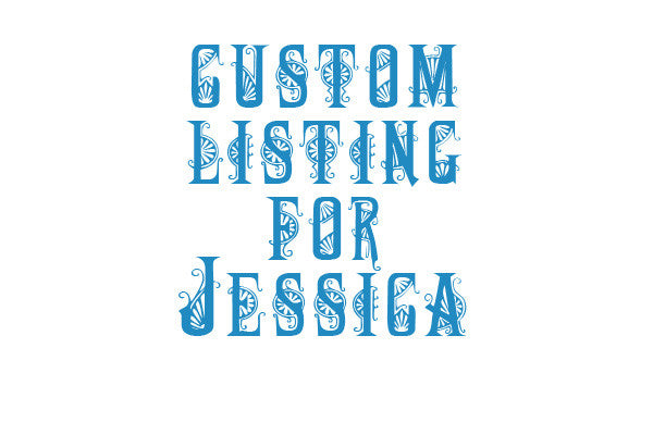 Custom Listing for Jessica Hand painted refurbished sideboard by Emily Rose Vintage