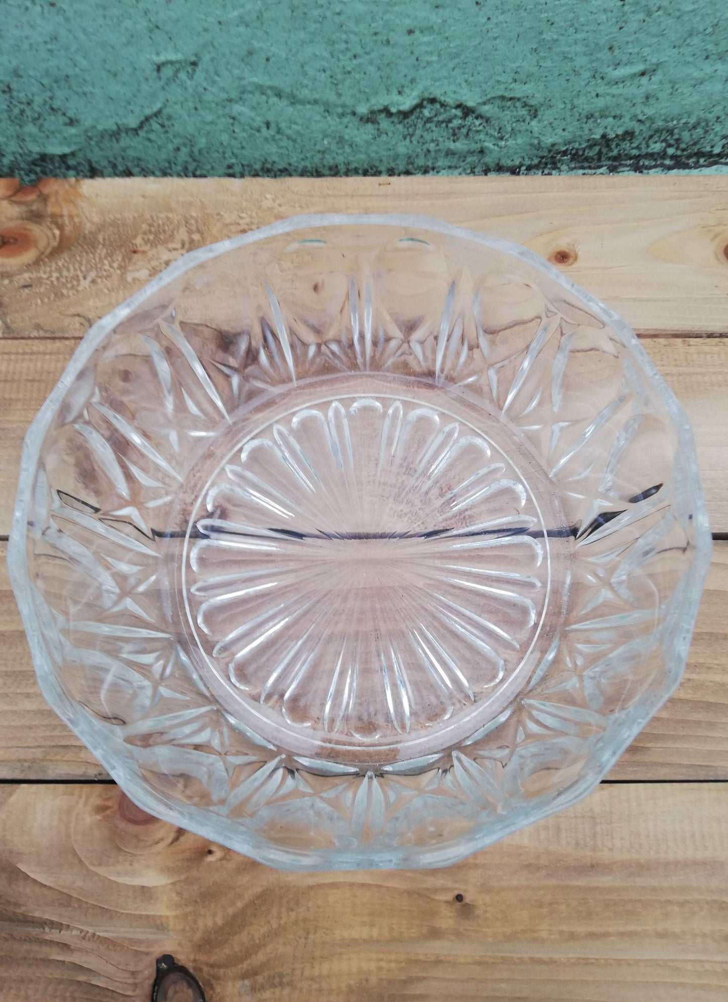 Collection of cut glass bowls