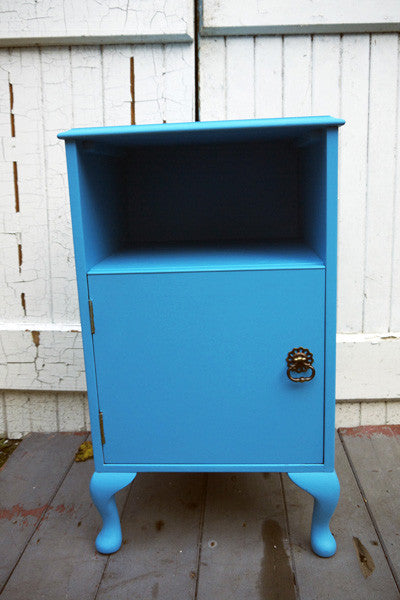 hand painted childrens bedside cabinets by emily rose vintage in ecos organic nursery paint