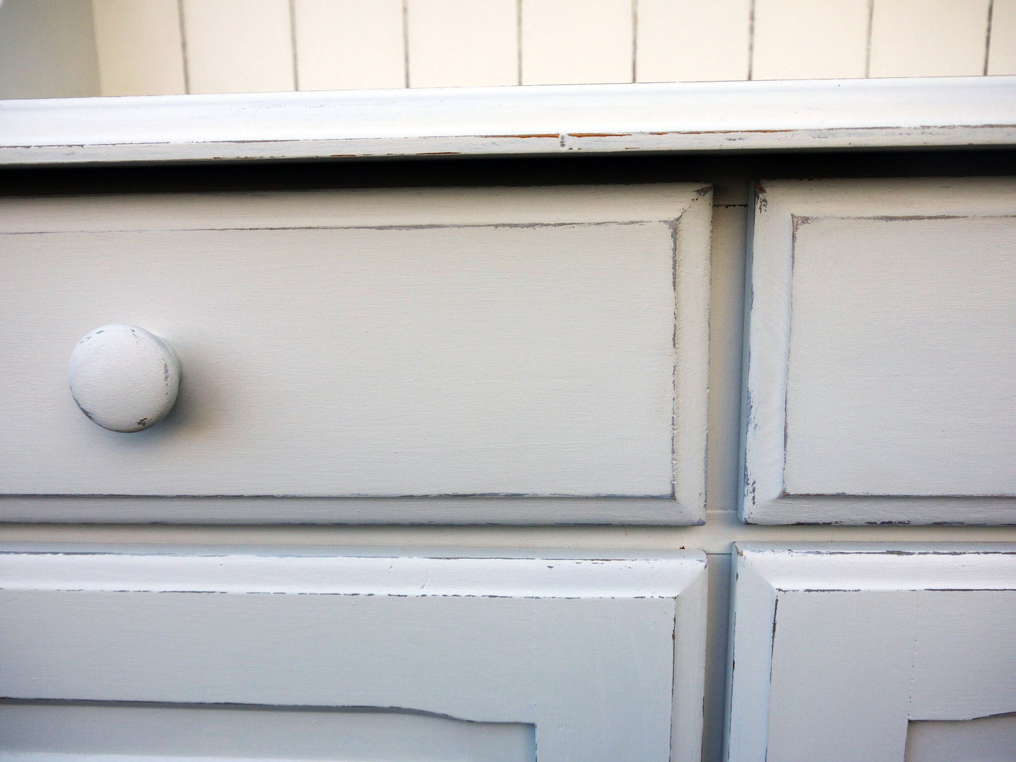 Custom Listing for David hand painted pine dresser in fusion mineral paint champlain