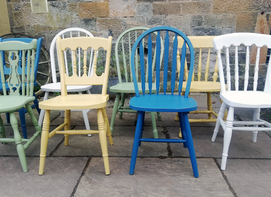 Custom Listing for kate ashton 8 mismatched dining chairs and dining table
