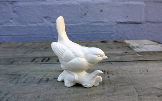 Lovely little white bird ornament