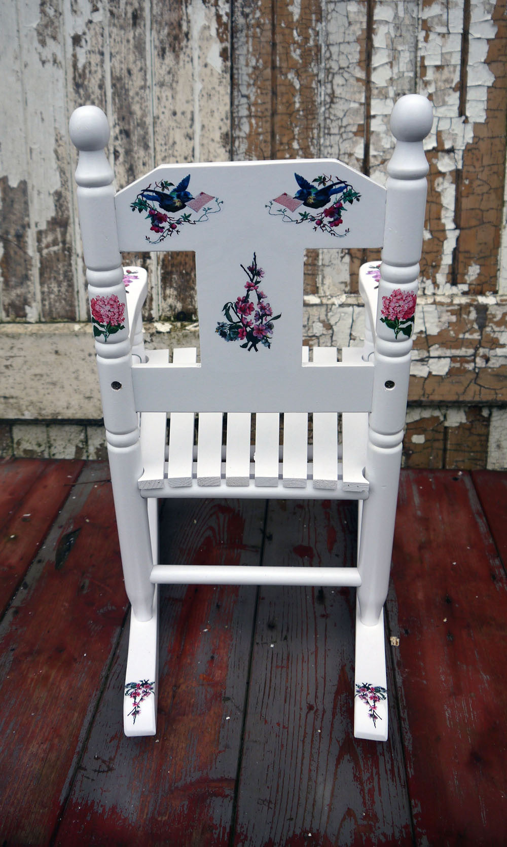 Custom Listing for Olivia a pair of personalised children's rush seat chairs