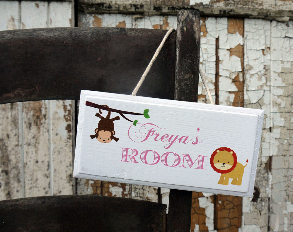 Custom Listing for Liz personalised child's wooden door sign