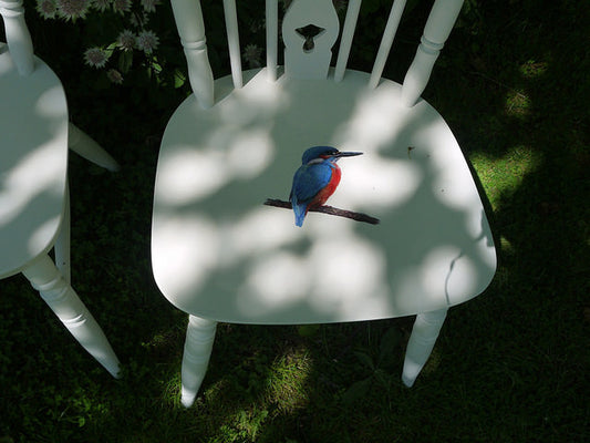 Custom Listing for Gemma 6 x vintage bird decoupage dining chairs