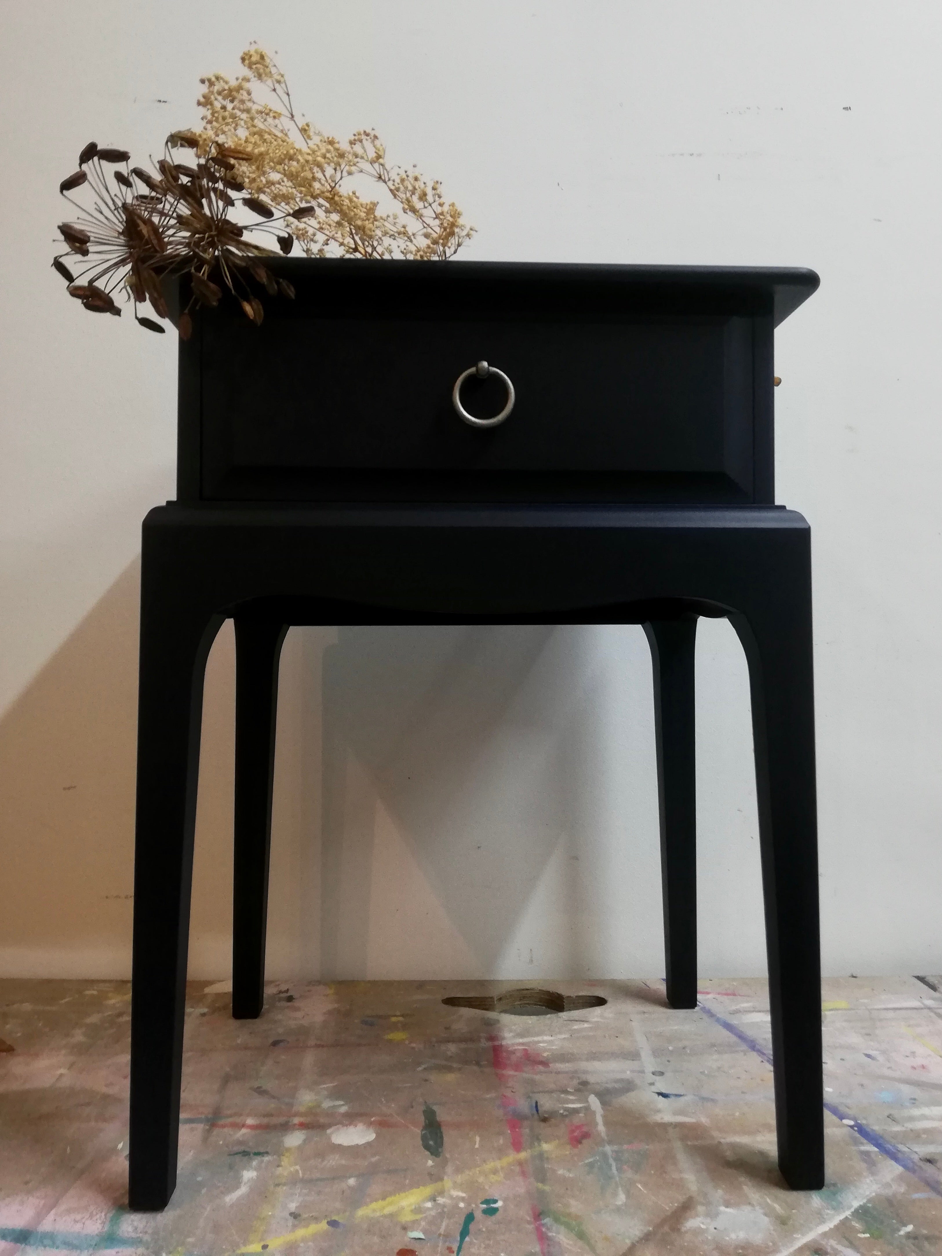 Stag bedside deals table