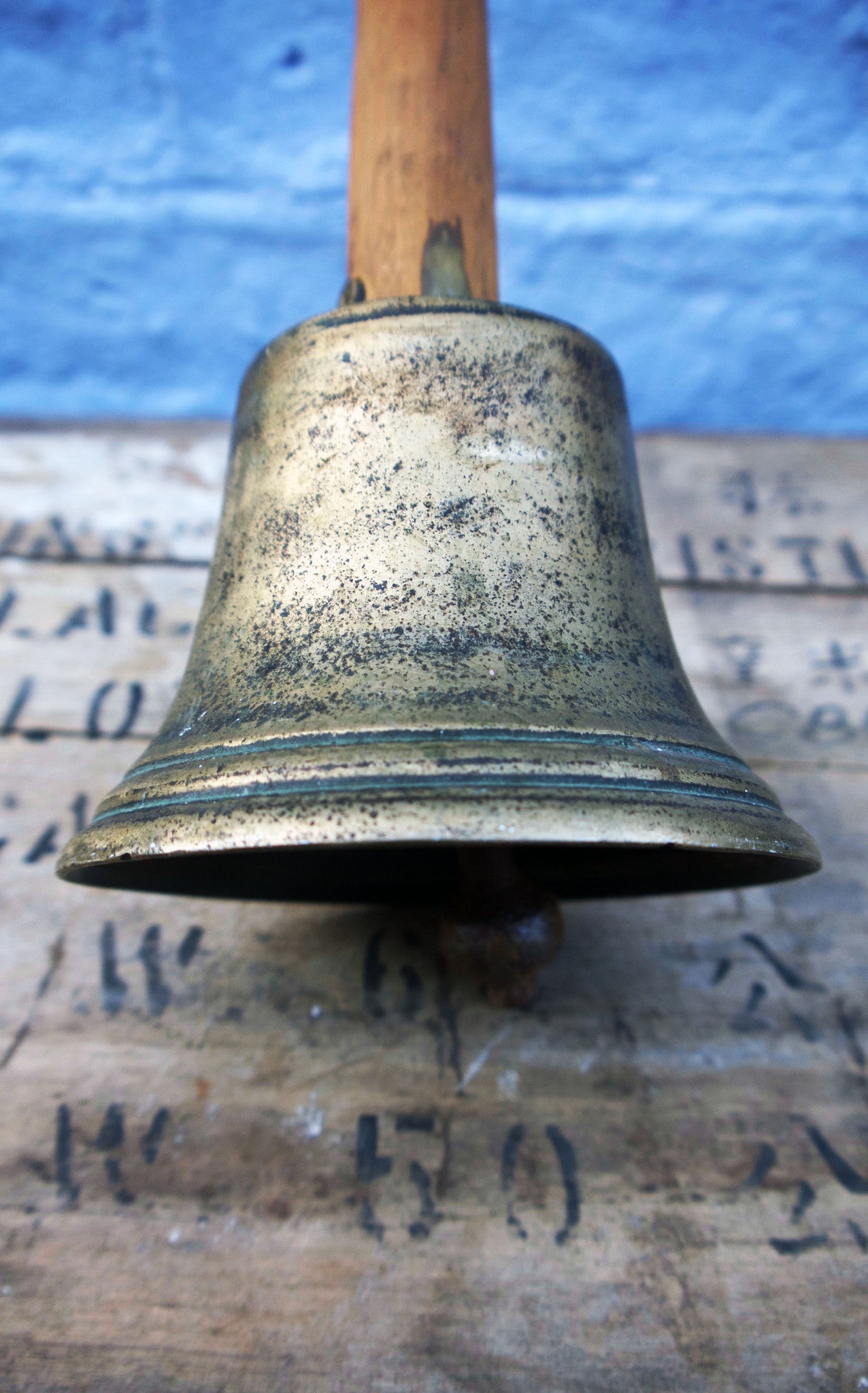 Vintage brass school bell