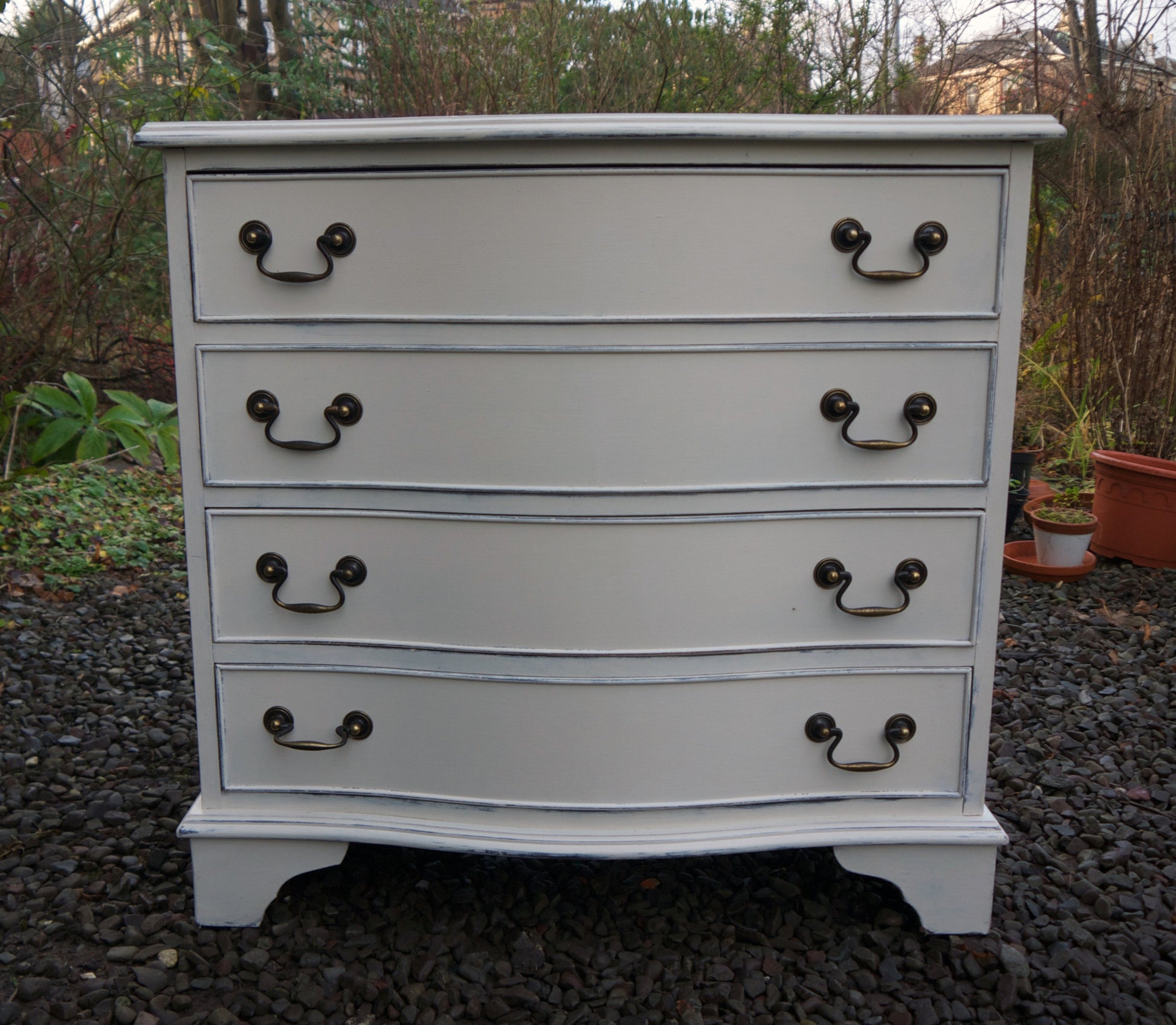 vintage chest of drawers in annabell duke chalk paint with lined drawers by emily rose vintage