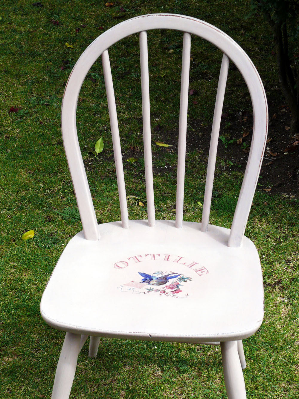 Custom Listing for Rebecca vintage personalised childs chair