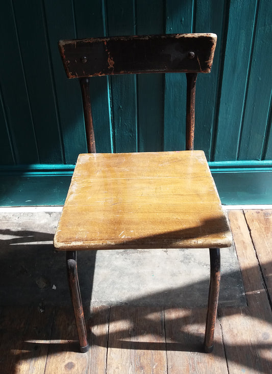 Vintage children's school chair