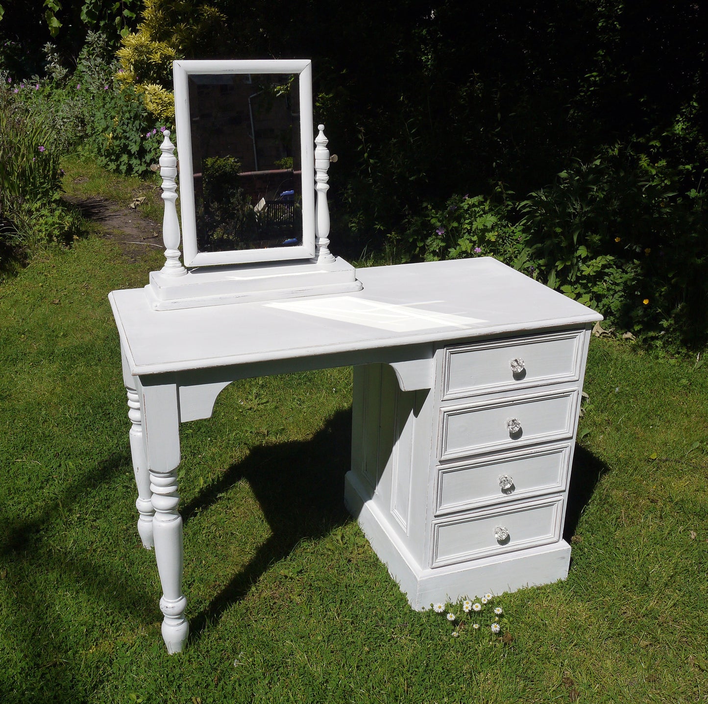 Custom listing for helen hand painted bedroom furniture in Miss Mustard Seed Milk Paint Ironstone