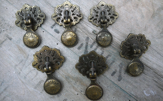 vintage droplet cabinet handles