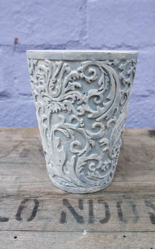 vintage embossed decorative candle holder by emily rose vintage