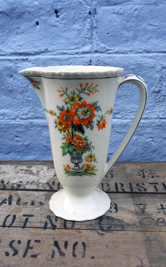 Vintage floral jug