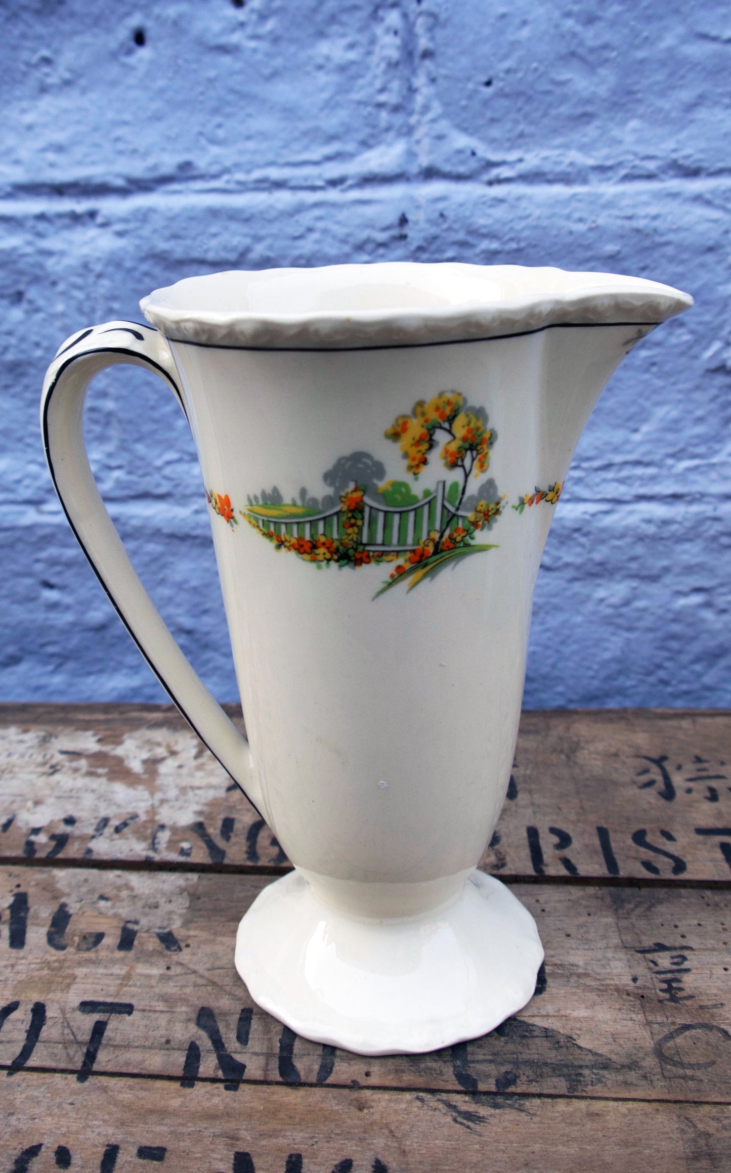 Vintage floral jug