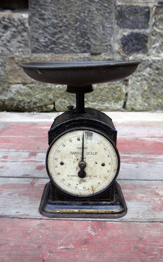 Vintage Hughes Family scales  - weighing scales . 