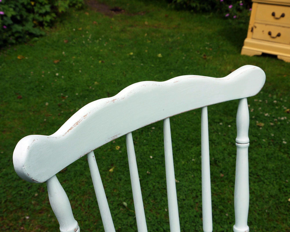 Custom Listing for Dmitri 4 hand painted mismatched vintage dining chairs