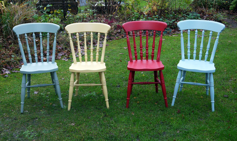 Custom Listing for Jonathan 4 mismatched vintage dining chairs