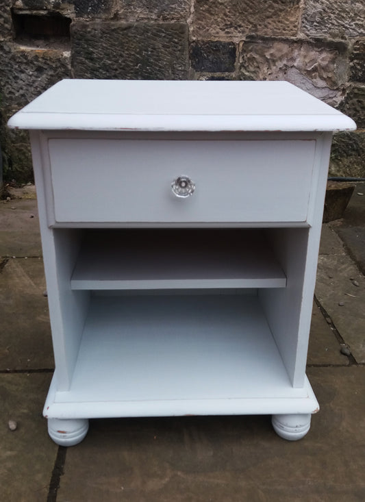 Custom Listing for Elise painted bedside cabinet and Vintage Bar Stool in fusion Mineral Paint