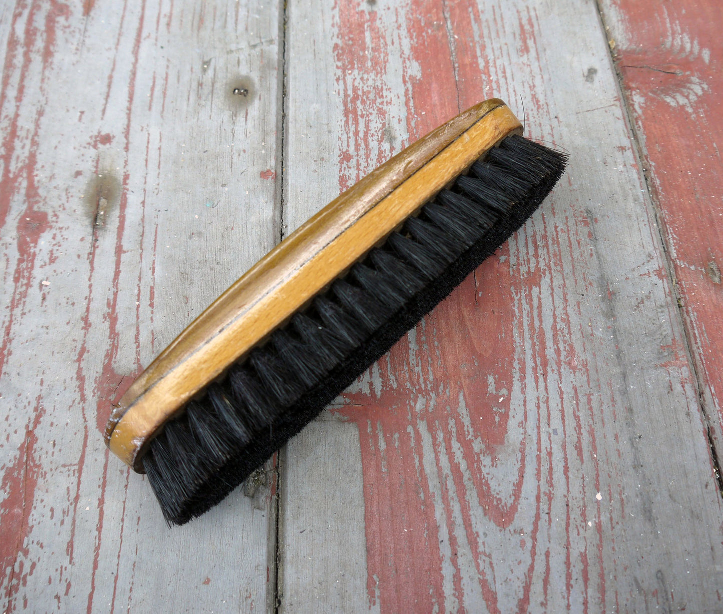 vintage primitive boot brush 
