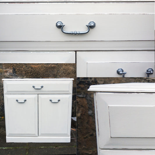 vintage sideboard in fusion mineral paint Raw Silk by emily rose vintage